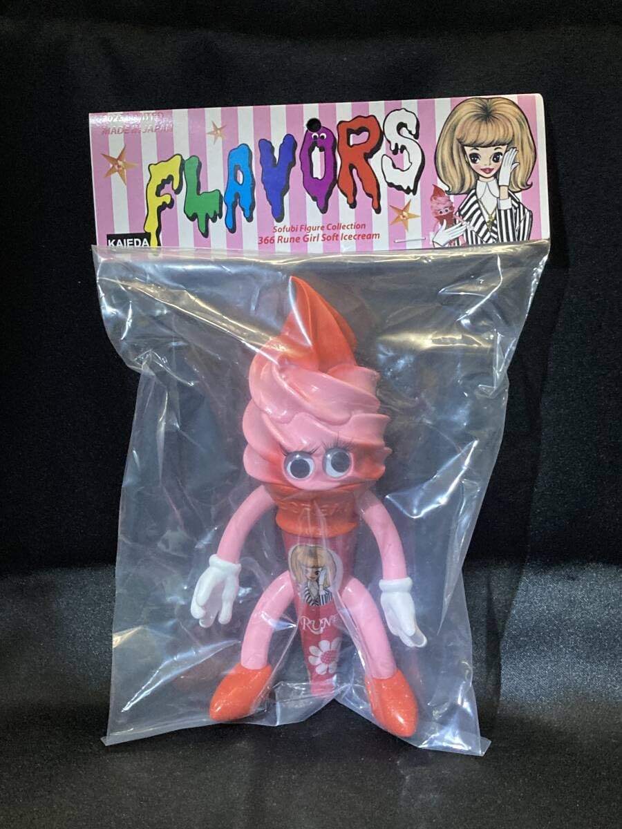 KAIEDA フレーバーズ ルネガール ソフトクリーム ソフビ フィギュア